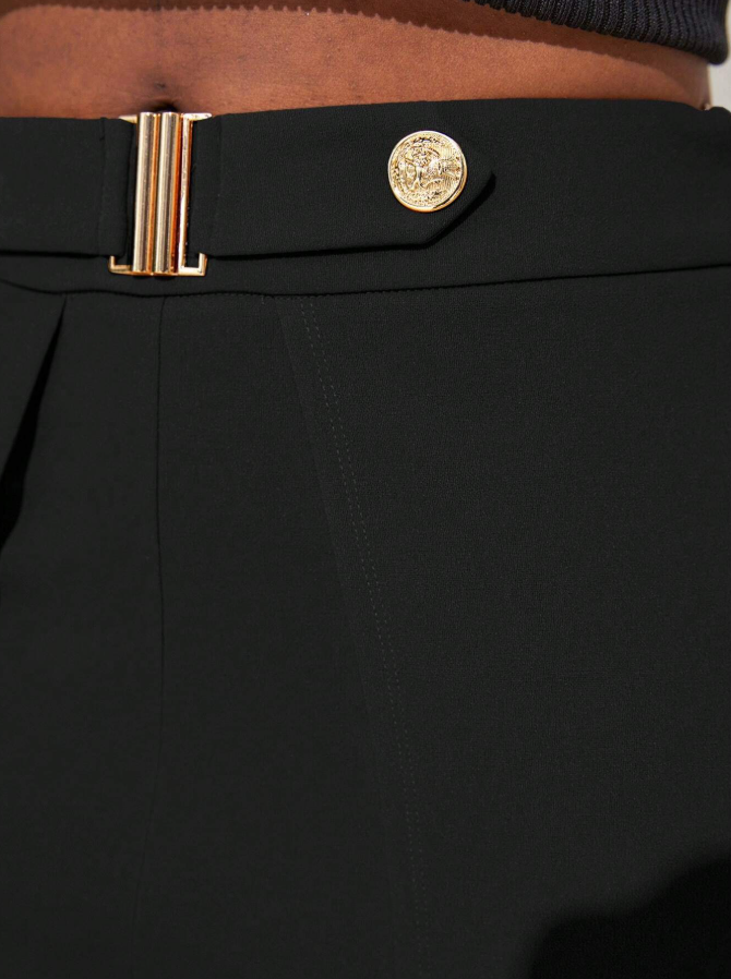 Eleganckie damskie spodnie z wcięciami - Heritage